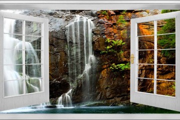 Mở ra thế giới sống động với tranh dán tường 3D đẹp