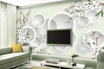 Lựa chọn giấy dán tường phòng khách sang trọng và bắt mắt