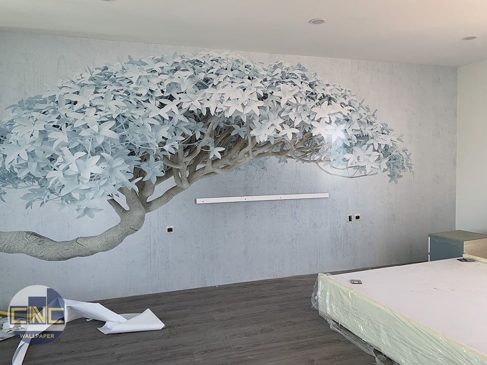 Chọn tranh dán tường phòng ngủ vừa đẹp vừa phong thủy