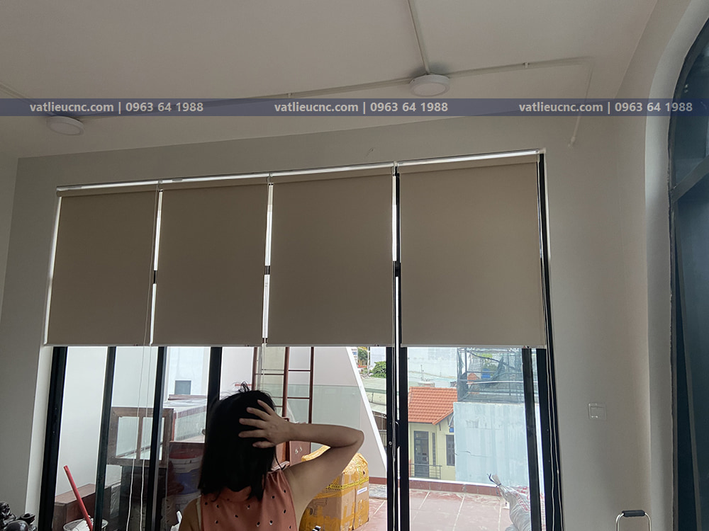 Lắp đặt rèm cuốn đẹp tinh tế, điều tiết ánh sáng linh hoạt